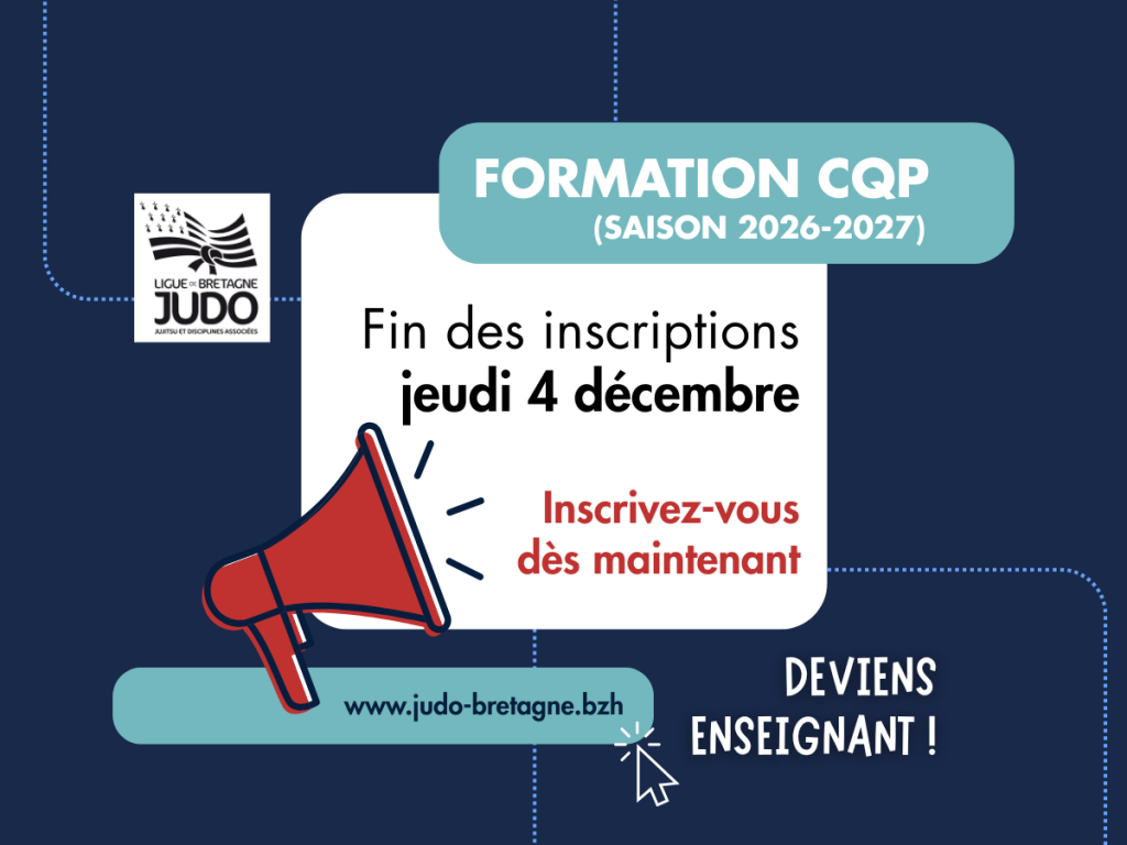 Image de l'actu 'Fin des inscriptions CQP - jeudi 4 décembre'