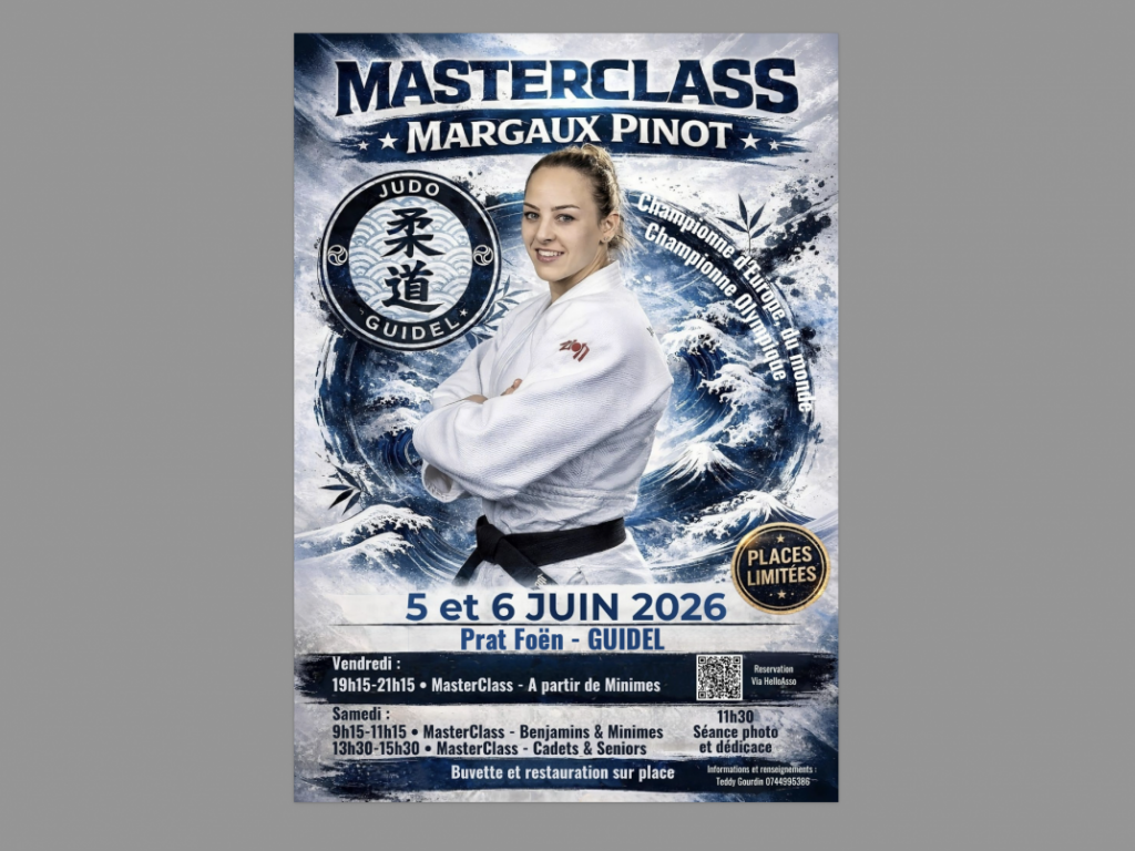 Image de l'actu 'Masterclass exceptionnelle avec Margaux Pinot à Guidel – 5 & 6 juin'
