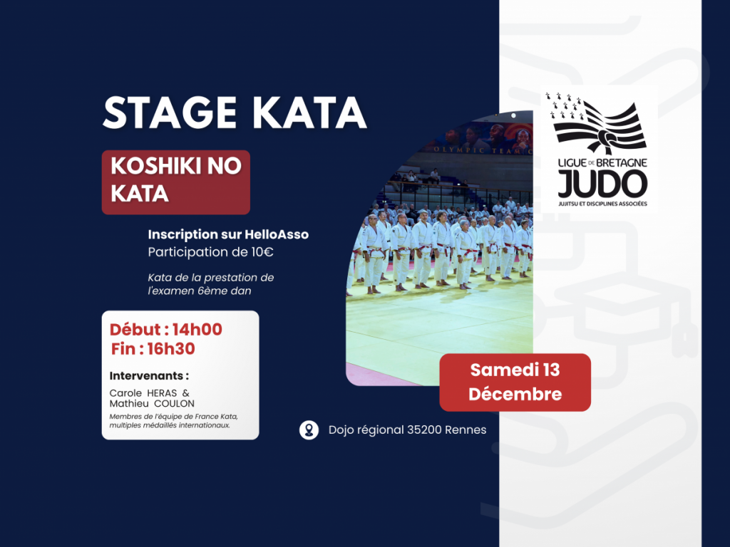 Image de l'actu 'Stage dédié au Koshiki no Kata'