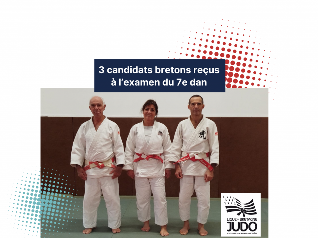 Image de l'actu 'Trois candidats bretons reçus à l’examen du 7e dan'