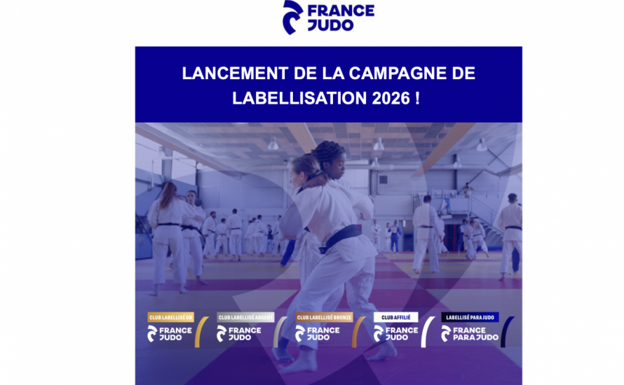Campagne de labellisation des clubs France Judo 2026